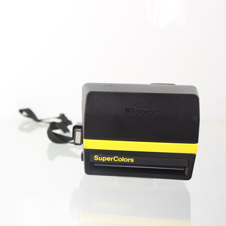 Zeldzame Polaroid supercolors LM program (geel)
