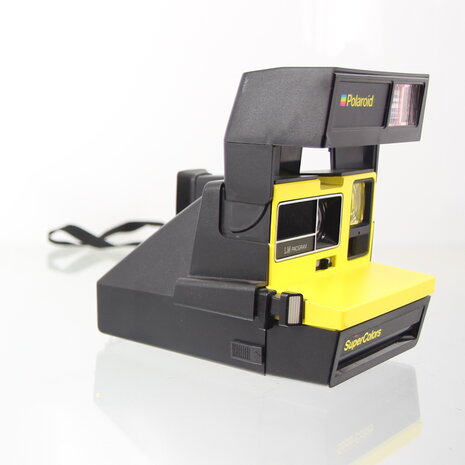 Zeldzame Polaroid supercolors LM program (geel)