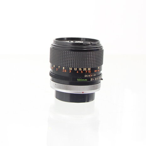Canon FD 100mm 1:2.8 S.S.C.  "o" lens