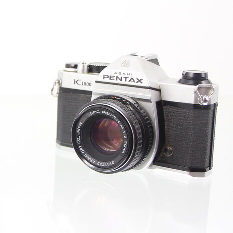 Asahi Pentax K1000 met SMC Pentax-M 1:2 50mm lens
