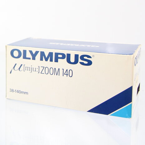 In doos zwarte Olympus Mju zoom 140 all weather