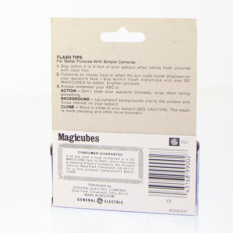 NOS General Electric - Magicubes (3 stuks)