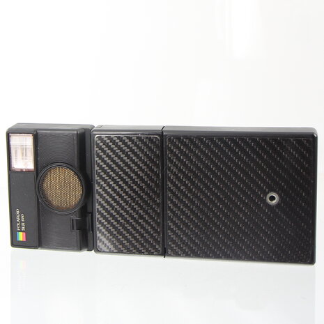 Refurbished Polaroid SLR680 sonar carbon skin