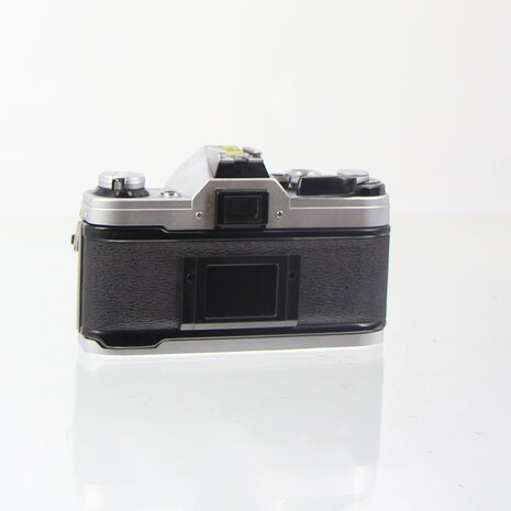 Chrome Canon AE-1 35mm camera body