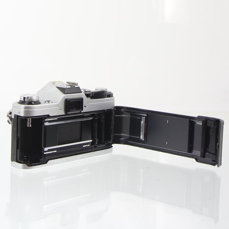 Chrome Canon AE-1 35mm camera body