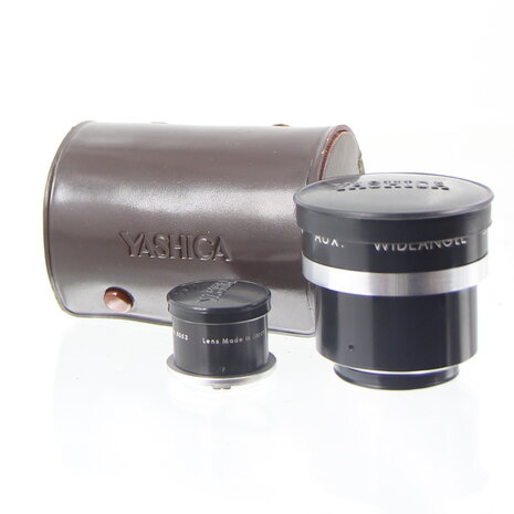 Yashica Yashinon aux. groothoek set voor Yashicamat TLR camera