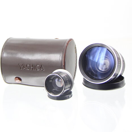 Yashica Yashinon aux. groothoek set voor Yashicamat TLR camera