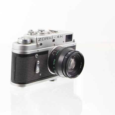 Krasnogorsk :  Zorki-4K met Jupiter 8 2/50 lens