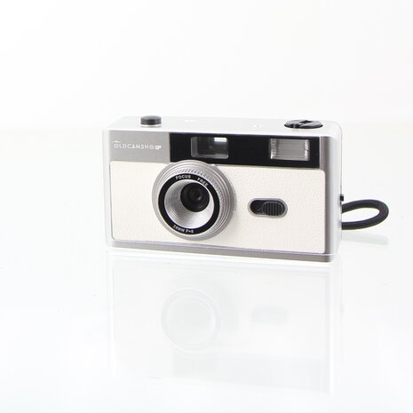 Nieuwe Herbruikbare Oldcamshop film camera (wit)