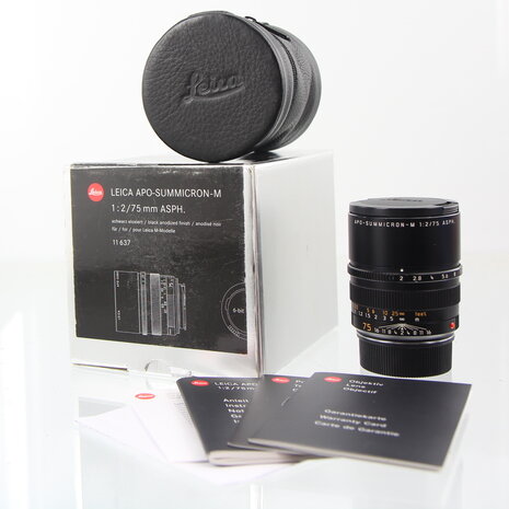 In doos Leica APO-Summicron-M 75/2.0 ASPH. 11637