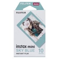 Instax color film mini (10) sky blue frame