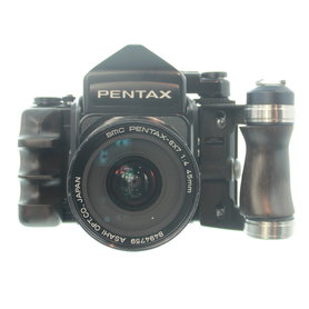 Ebony complete grip-set for Pentax 67
