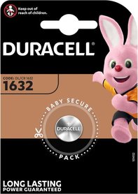 Knoopbatterij Duracell 1632