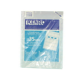 NIEUWE Ringband opbergpagina's met witte titelstrook voor 35 mm dia's en transparanten