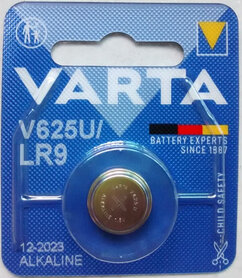 Button Battery Varta V625U/PX625 A/LR9