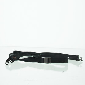 Narrow black Fujica carrying strap