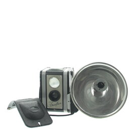 Kodak Duaflex with carrying strap, flash lamp holder and front cover