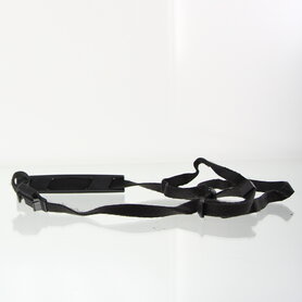 Smalle Minolta riem met rubberen schouderversteviging en beschermkapje voor de zoeker