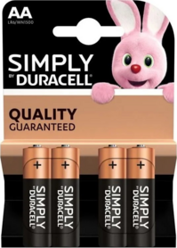 Nieuw Duracell AA batterij (4 stuks)