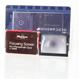 Mamiya Focusing Screen No.4 Rangefinder spot / Split Image / Microprism voor M645