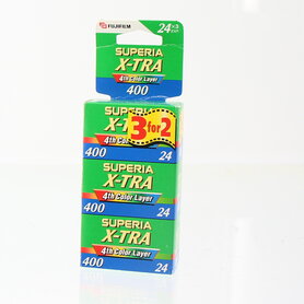 Expired Fujifilm Superia X-tra 400 135/24 3-pack